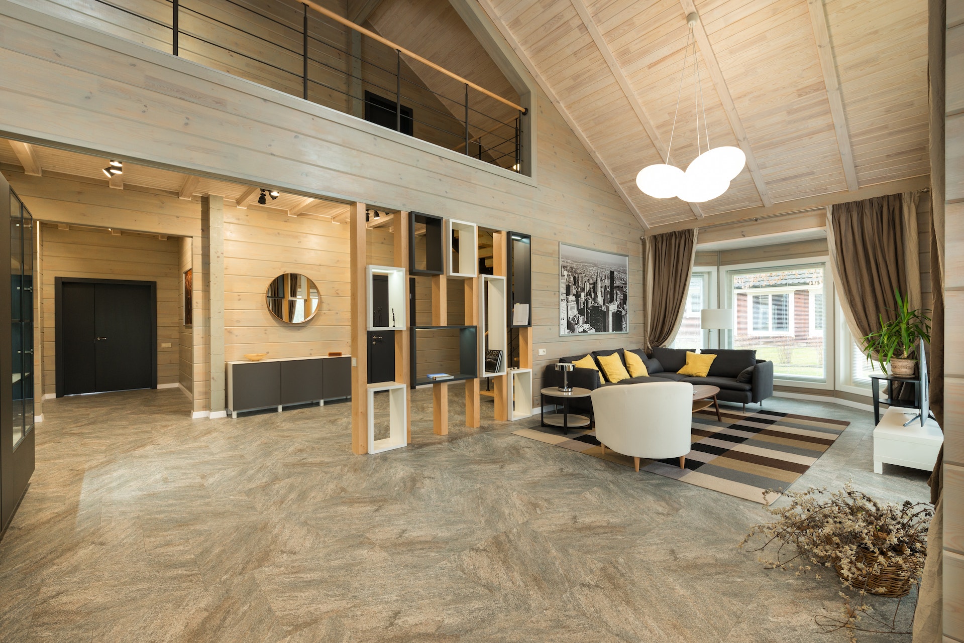 High-quality floor for flat